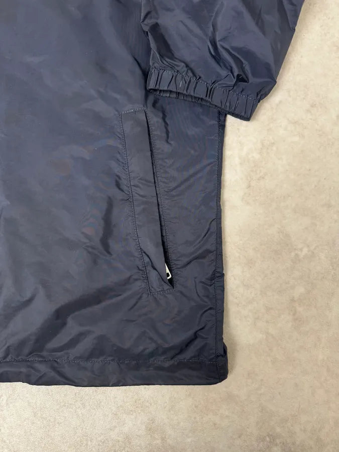 SS2017 Prada Navy Logo Shoulder Patch Windbreaker Jacket GMlZNgj 9