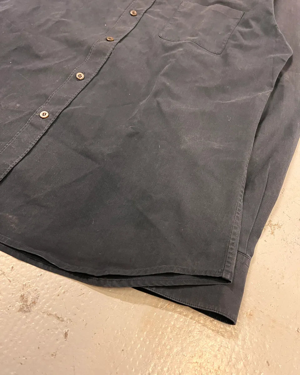 Prada Navy Minimalist Shirt yPLBNog 5