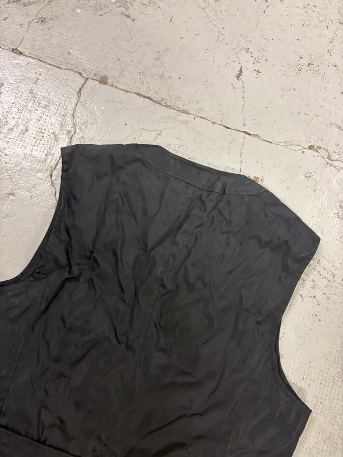 2000s Prada Black Nylon Utility Vest nFNYZgK 5