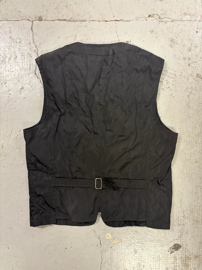 2000s Prada Black Nylon Utility Vest nFNYZgK 4