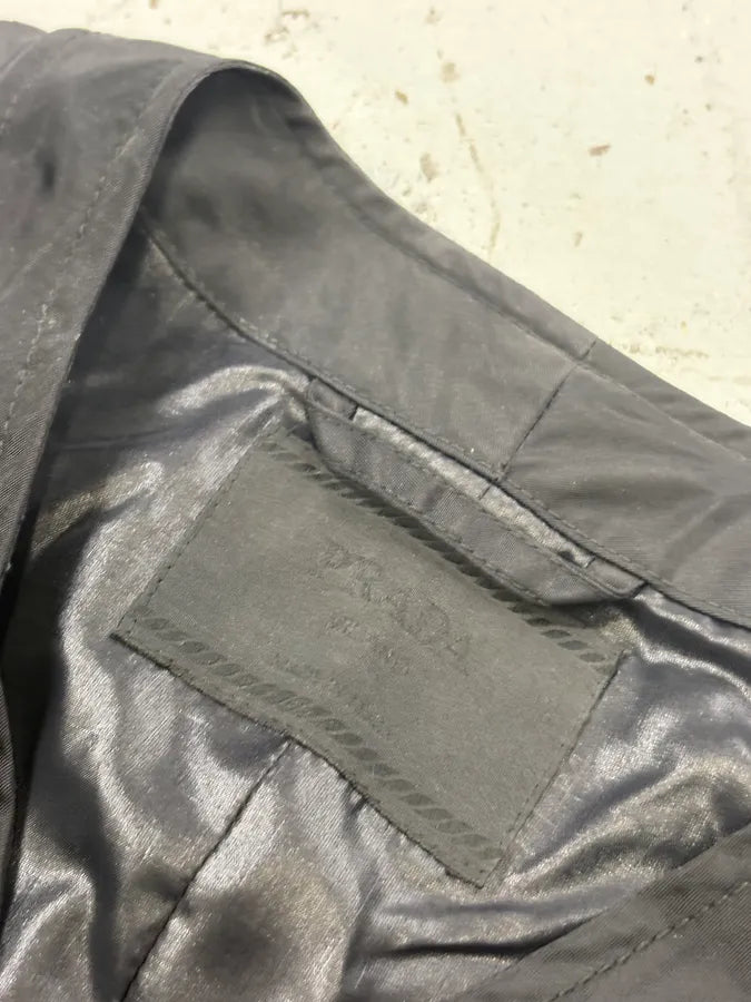 2000s Prada Black Nylon Utility Vest nFNYZgK 7
