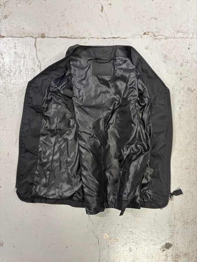 2000s Prada Black Nylon Utility Vest nFNYZgK 6
