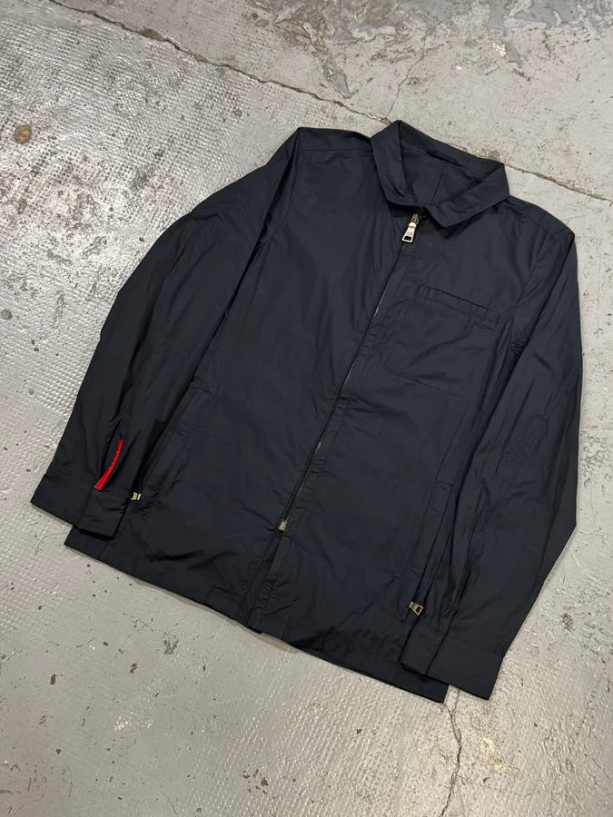 AW2008 Prada Navy Nylon Windbreaker Jacket xTDfoky 4