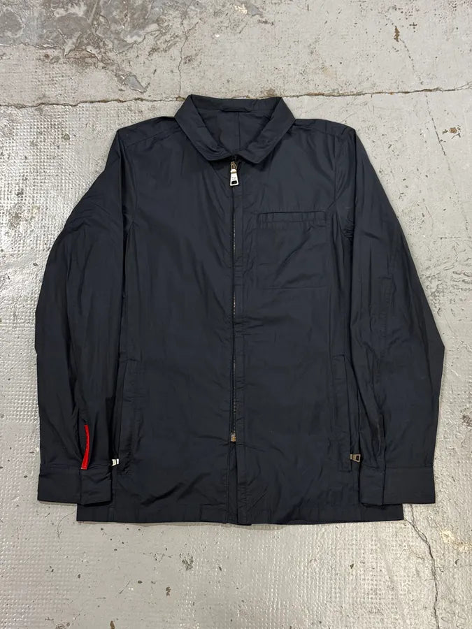 AW2008 Prada Navy Nylon Windbreaker Jacket xTDfoky 0