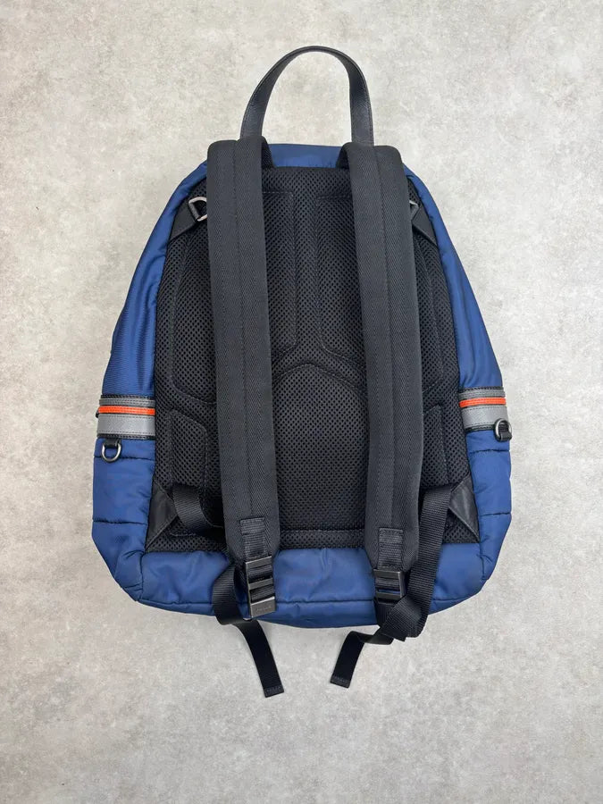 AW2018 Prada Navy Nylon Quilted Backpack yLhTCEA 11