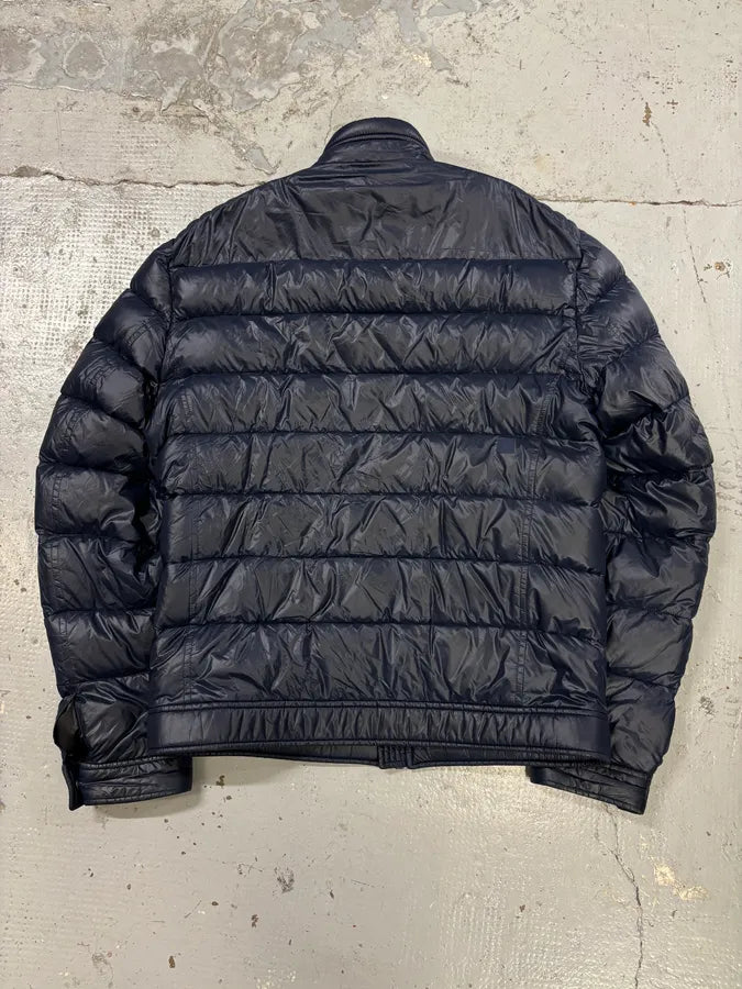 AW2014 Prada Navy Nylon Quilted Puffer Jacket FrxgvuS 4