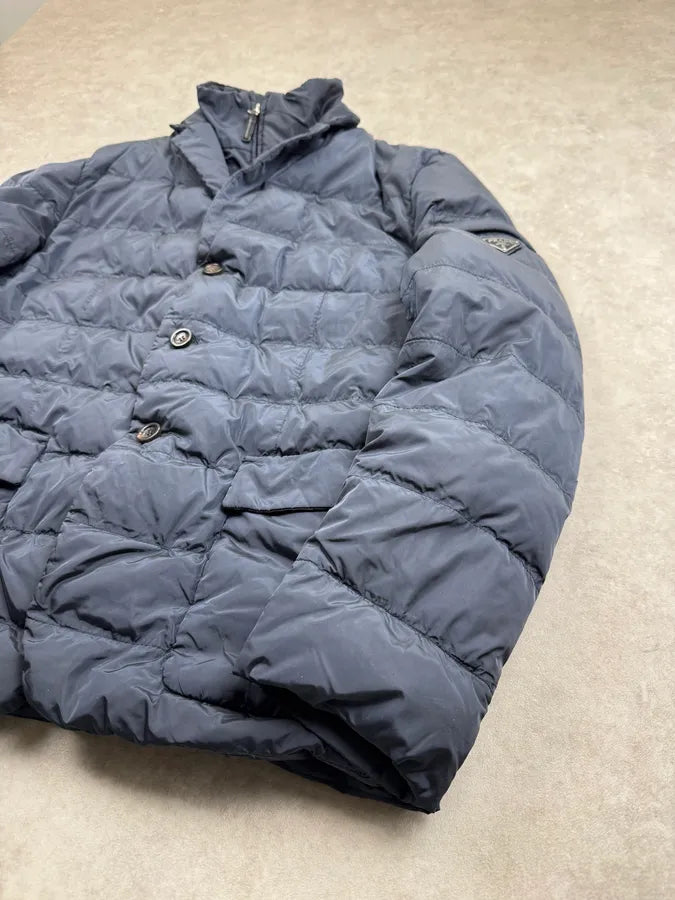 AW2013 Prada Navy Nylon Quilted Puffer Jacket DYQIrSY 4