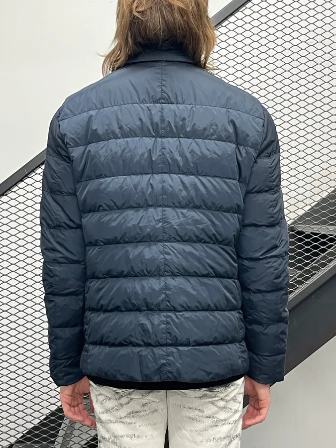 AW2013 Prada Navy Nylon Quilted Puffer Jacket DYQIrSY 3