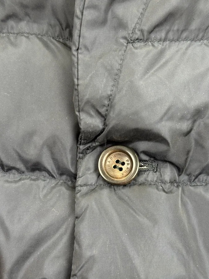 AW2013 Prada Navy Nylon Quilted Puffer Jacket DYQIrSY 10