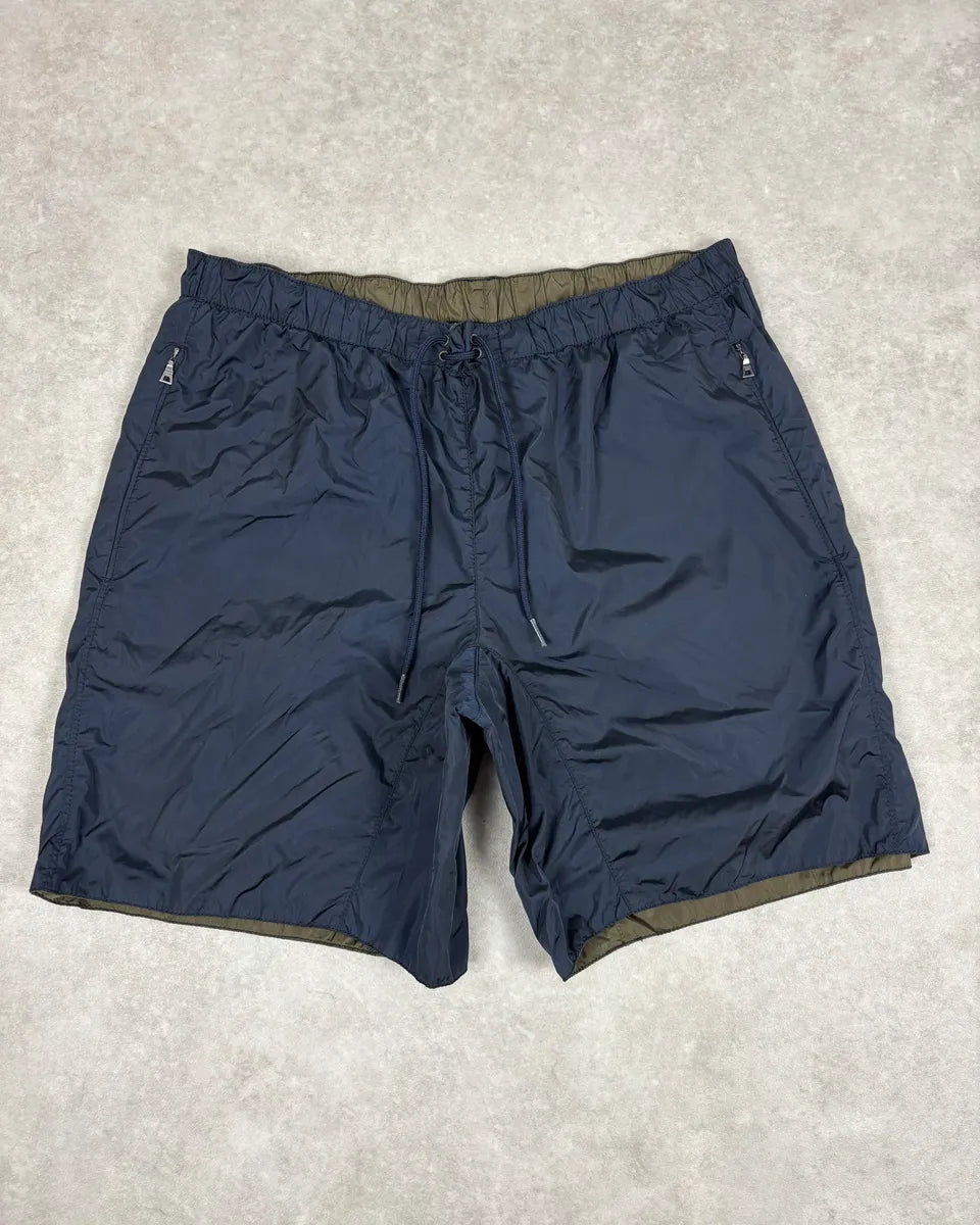 Prada Navy Nylon Swim Shorts kNihEAu 0