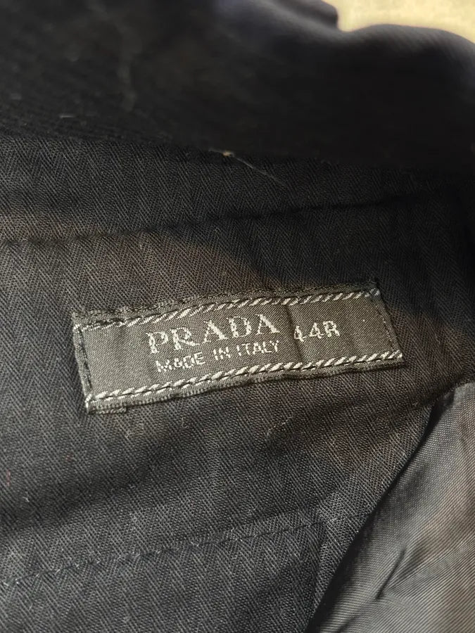 2000 Prada Navy Minimalist Pants sRybcbi 10