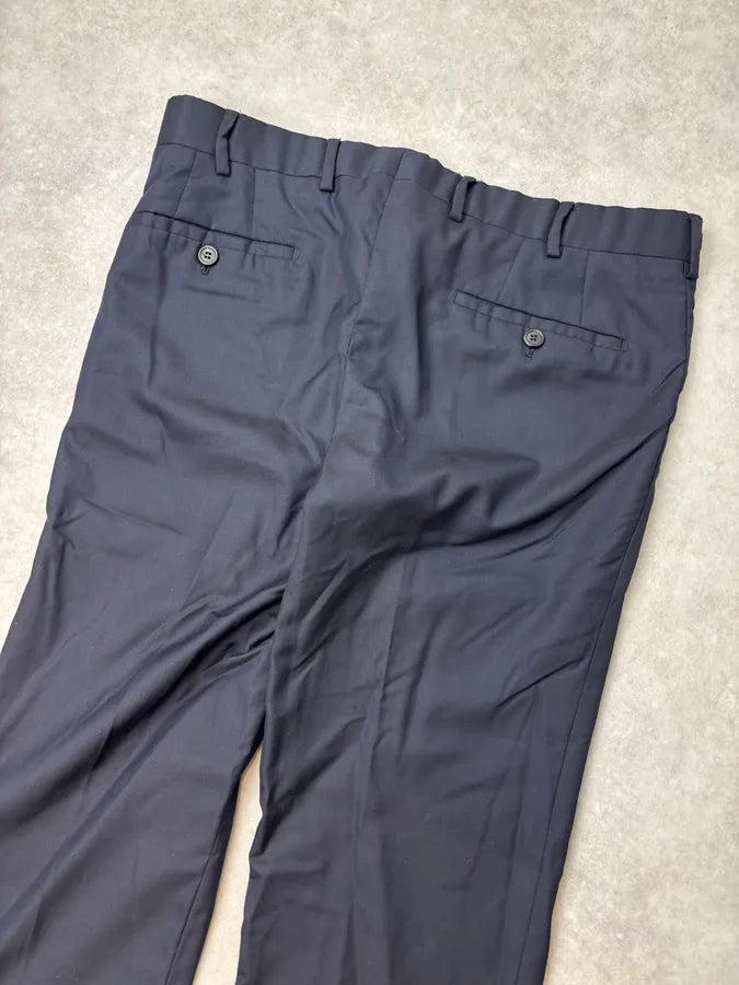 2000 Prada Navy Minimalist Pants sRybcbi 6