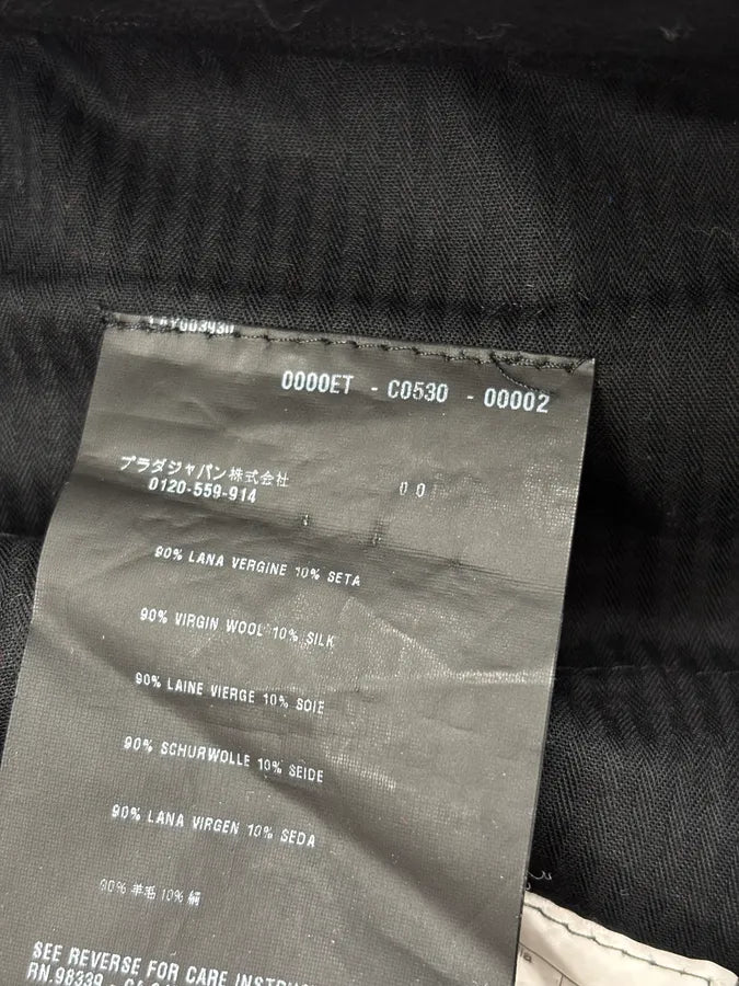 2000 Prada Navy Minimalist Pants sRybcbi 12