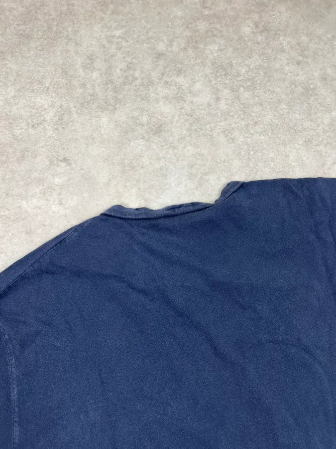 2000s Prada Navy Surfboard Linea Rossa Relief T-Shirt wykiTNG 5