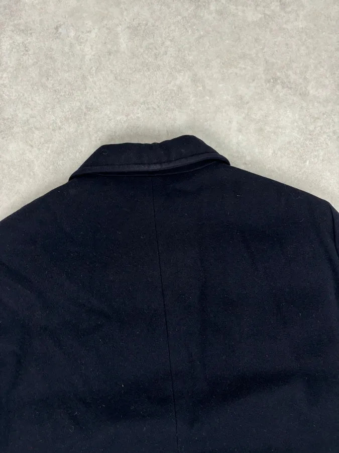 Prada Navy Wool Down Quilted Harrington Jacket hijLmtT 5