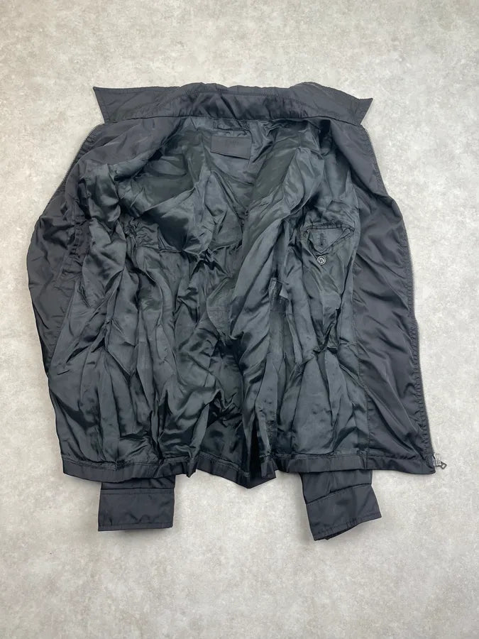2000s Prada Nylon Biker Jacket  TXrVzfZ 8