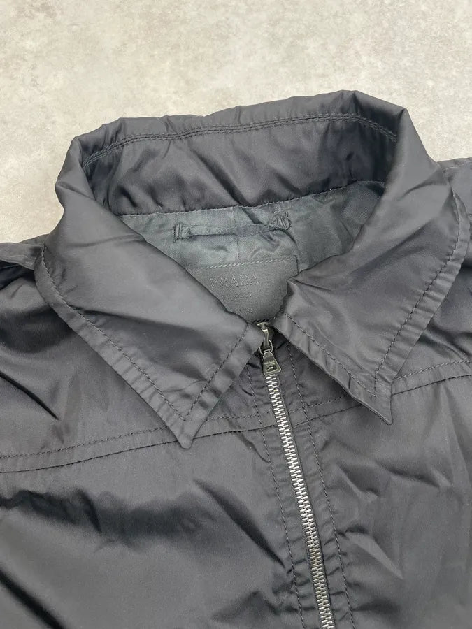 2000s Prada Nylon Biker Jacket  TXrVzfZ 4