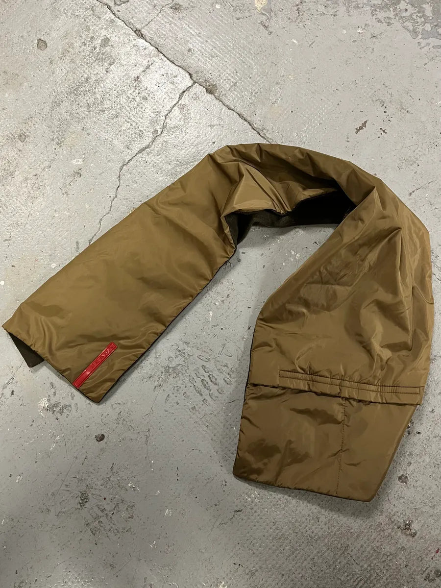 Prada Nylon Green Scarf (OS) zZtHDEH 0