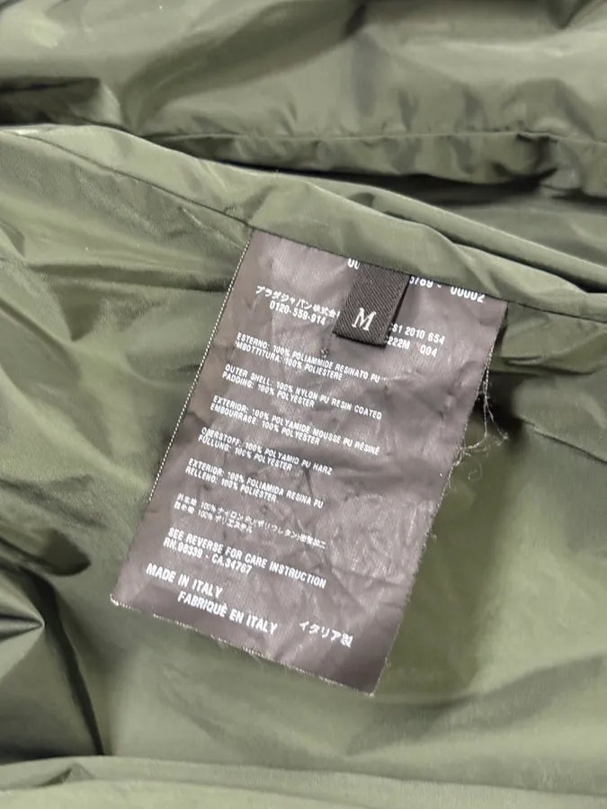 SS2010 Prada Olive Nylon Sport Quilted Vest FaWiRCL 7