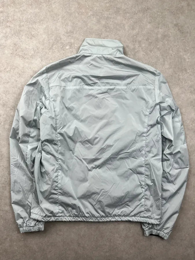 SS2010 Prada Olive Blue Nylon Linea Rossa Reversible Light Jacket FnDHhje 3