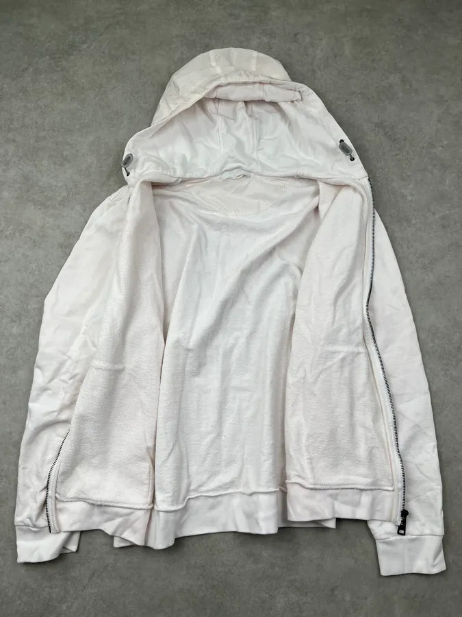 AW2019 Prada Pale Pink Zip-up Hoodie vwdcwNn 4