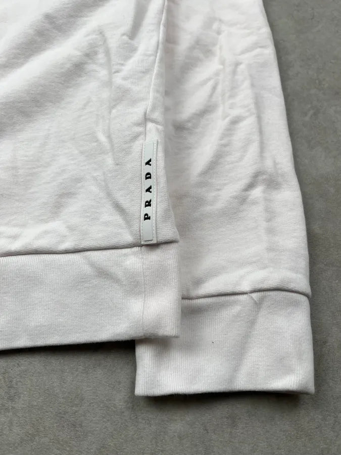 AW2019 Prada Pale Pink Zip-up Hoodie vwdcwNn 7
