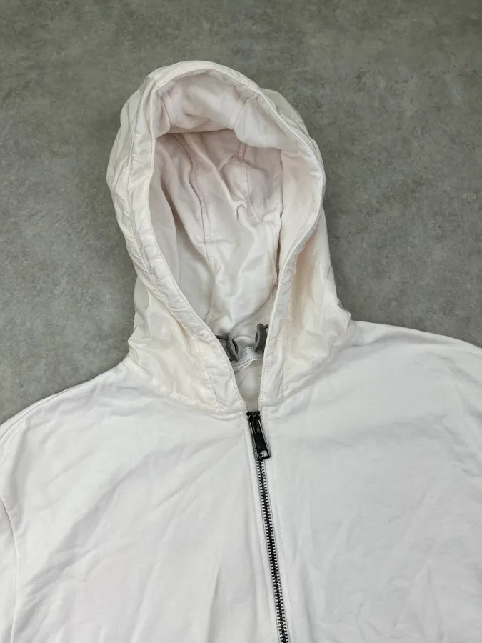 AW2019 Prada Pale Pink Zip-up Hoodie vwdcwNn 5