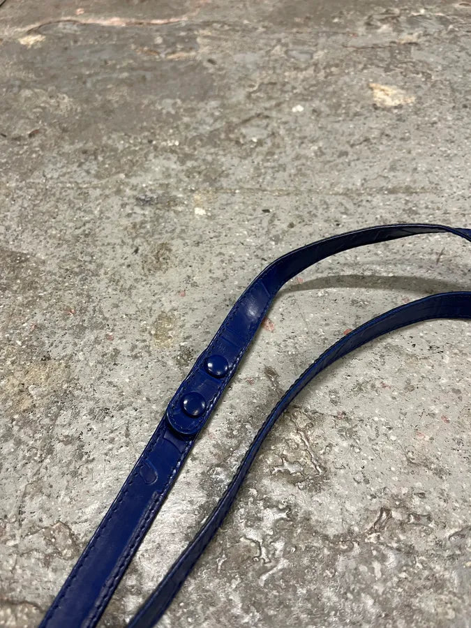 Prada Pictogram Blue Leather Handle Bag (OS) YVGYeSk 3