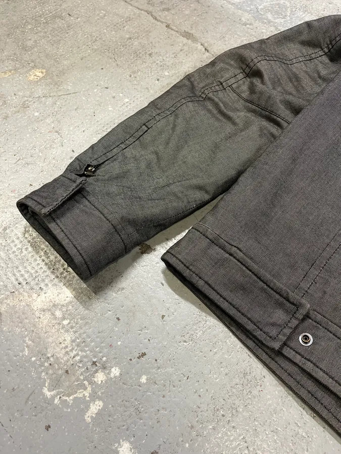 Prada Raw Grey Denim Jacket HPyvGhp 9