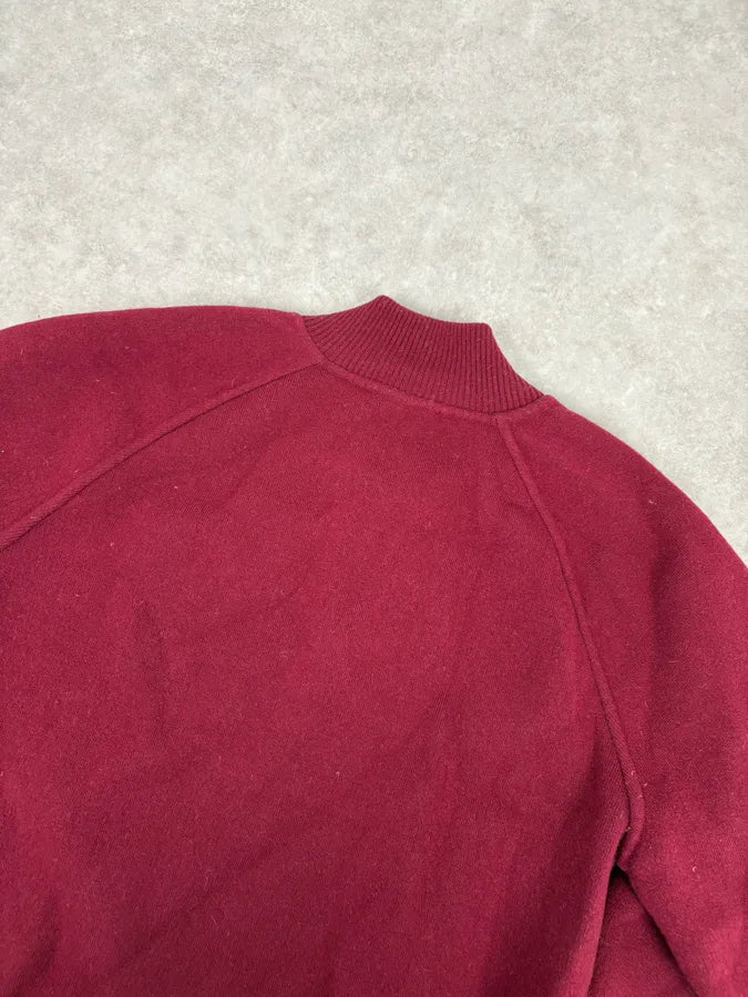 AW2018 Prada Red Cashmere Zip-up Sweater HbzAwci 6