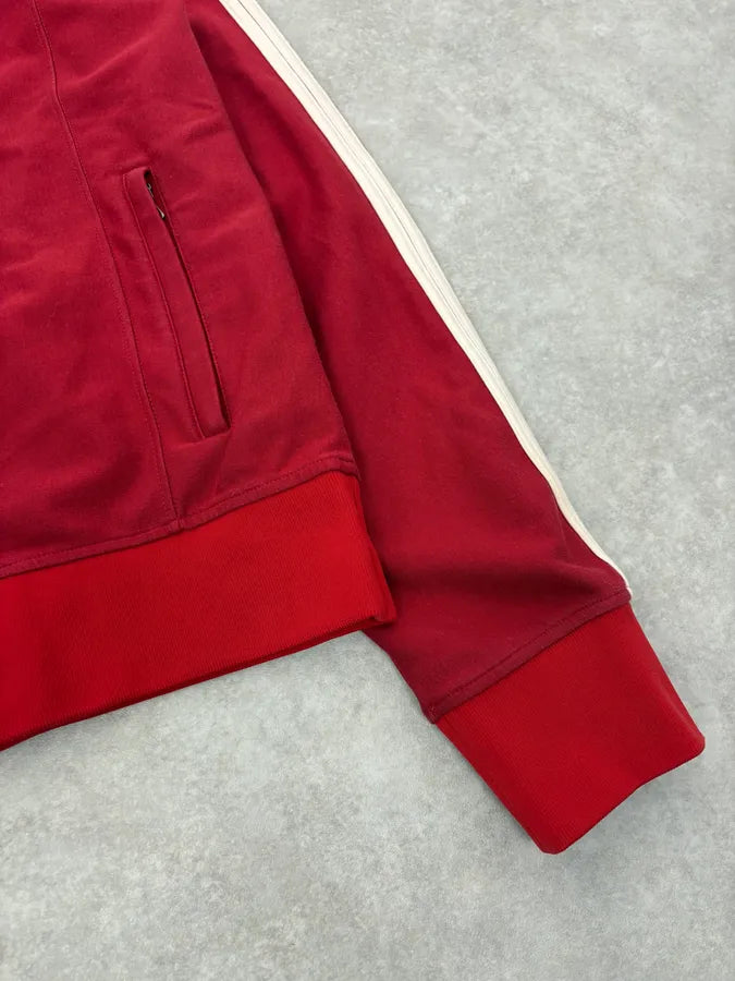 SS2008 Prada Red Zip-Up Sweater plCfuMO 7