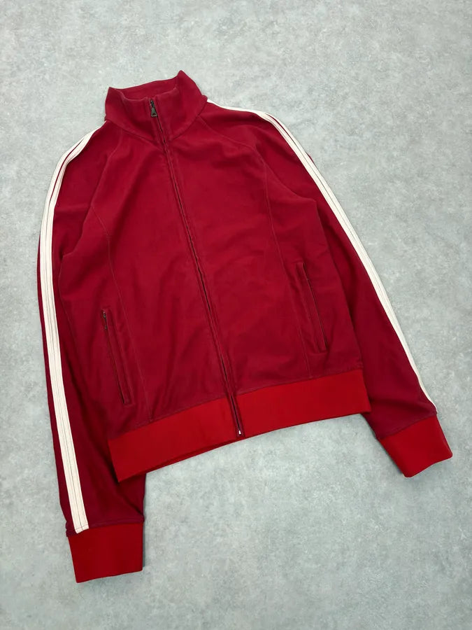 SS2008 Prada Red Zip-Up Sweater plCfuMO 3