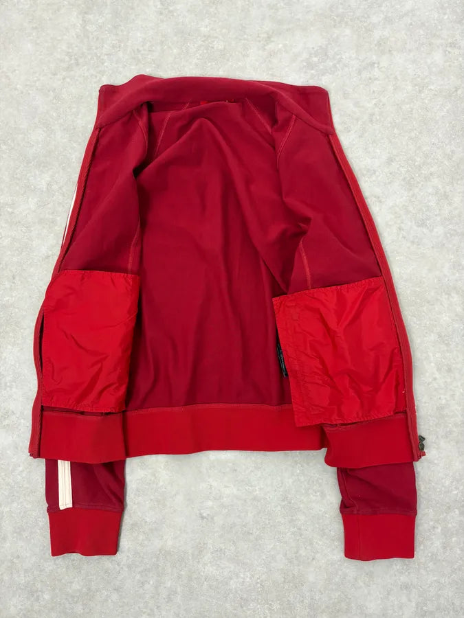 SS2008 Prada Red Zip-Up Sweater plCfuMO 6