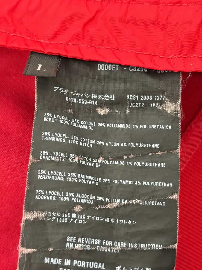 SS2008 Prada Red Zip-Up Sweater plCfuMO 11