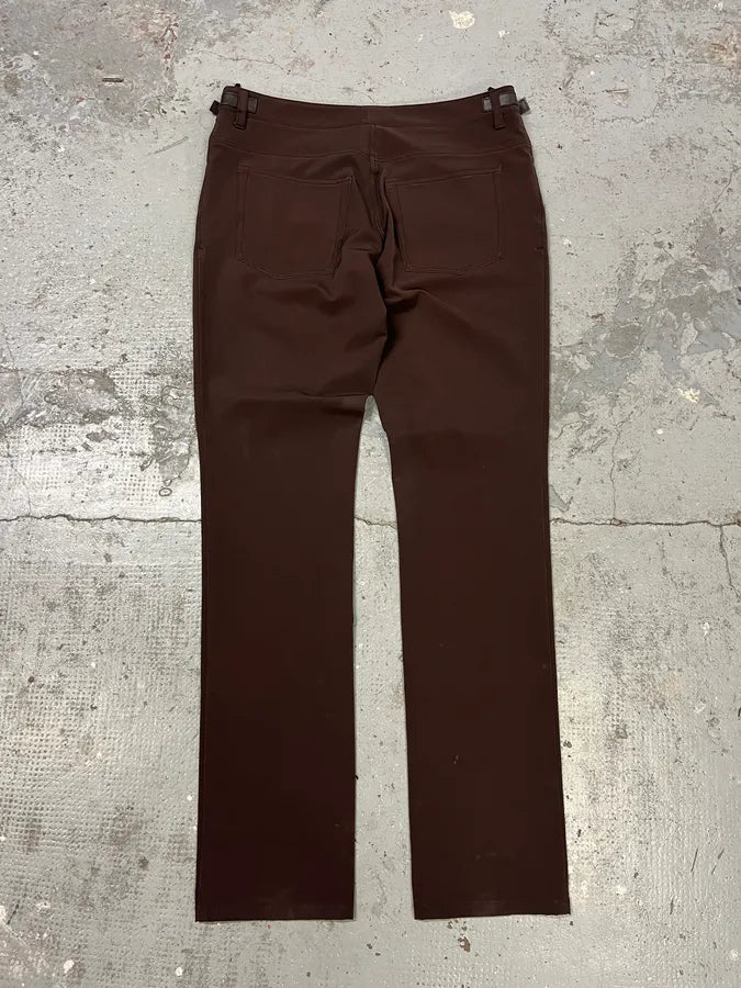 Prada Technical Adjustable Brown Pants xKlaglz 6
