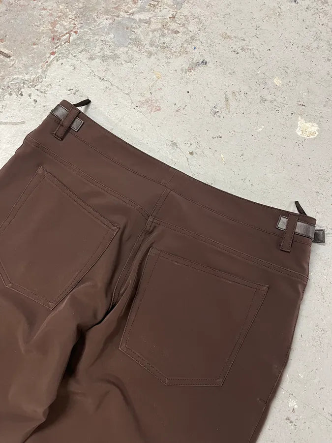 Prada Technical Adjustable Brown Pants xKlaglz 7
