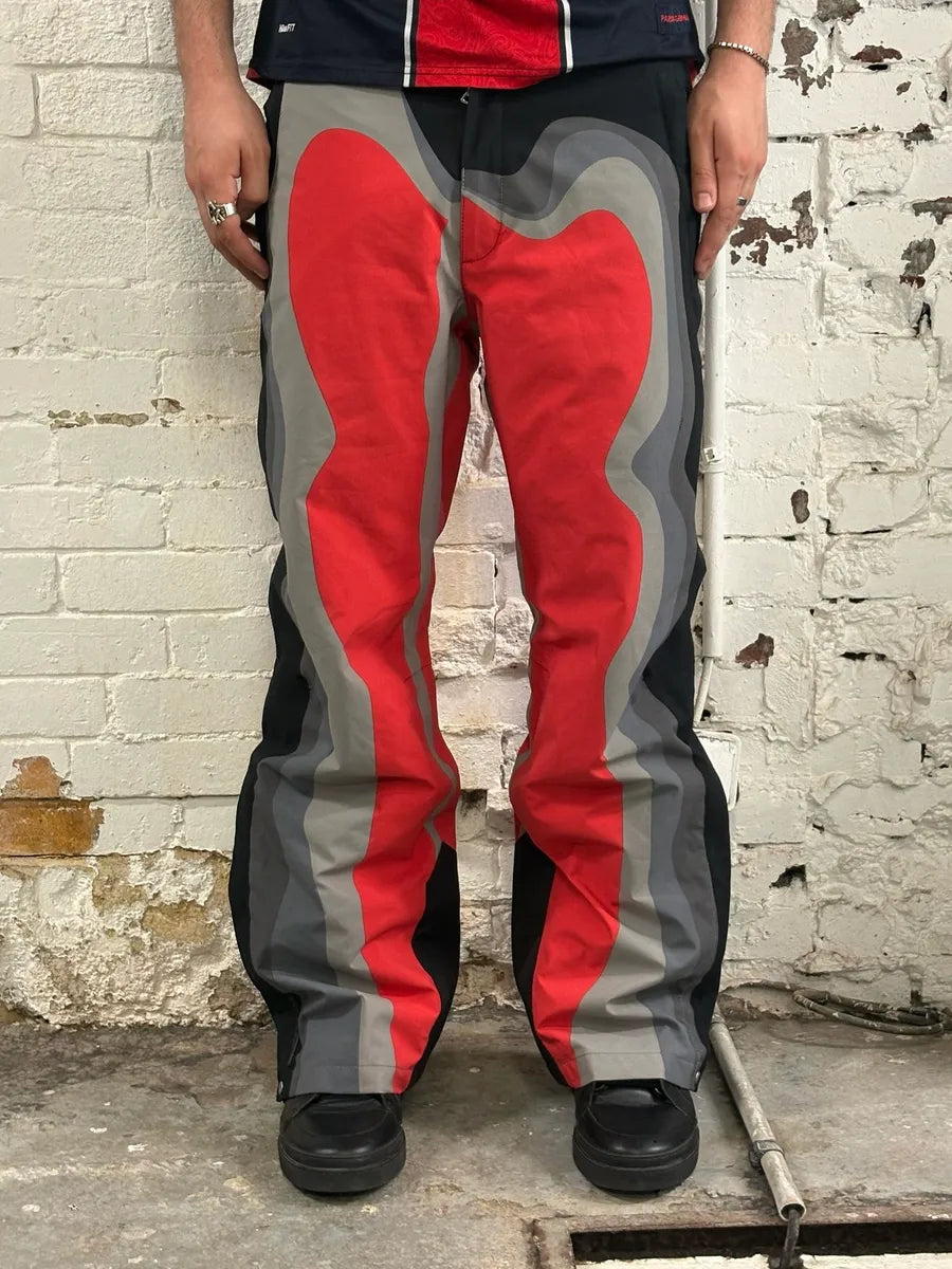 Prada Thermic Effect Red & Grey Ski Pants DrSrhEY 0