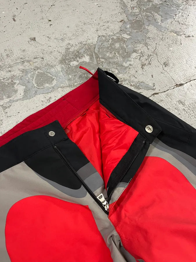 Prada Thermic Effect Red & Grey Ski Pants DrSrhEY 11