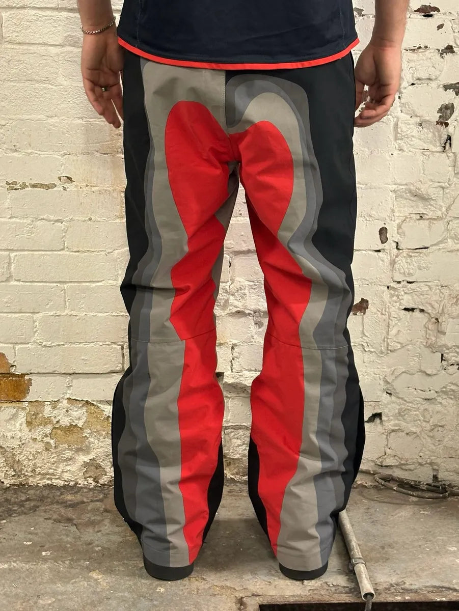 Prada Thermic Effect Red & Grey Ski Pants DrSrhEY 2