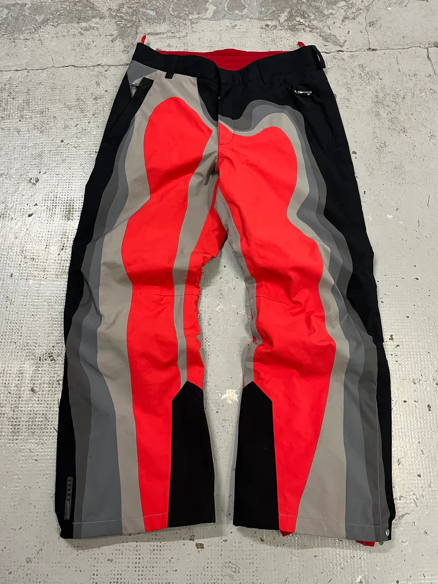 Prada Thermic Effect Red & Grey Ski Pants DrSrhEY 3