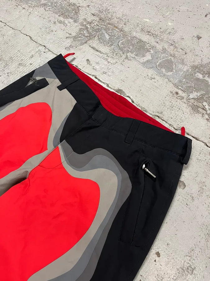Prada Thermic Effect Red & Grey Ski Pants DrSrhEY 5