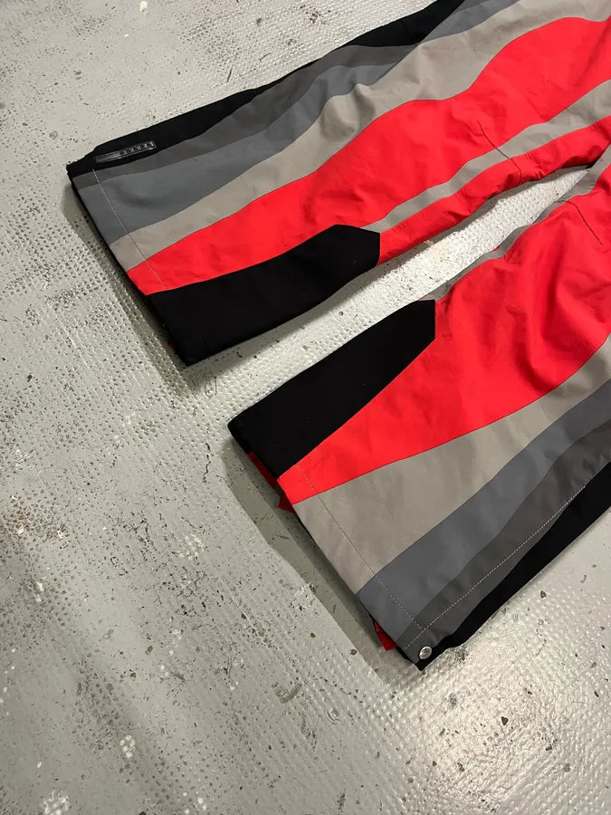 Prada Thermic Effect Red & Grey Ski Pants DrSrhEY 6