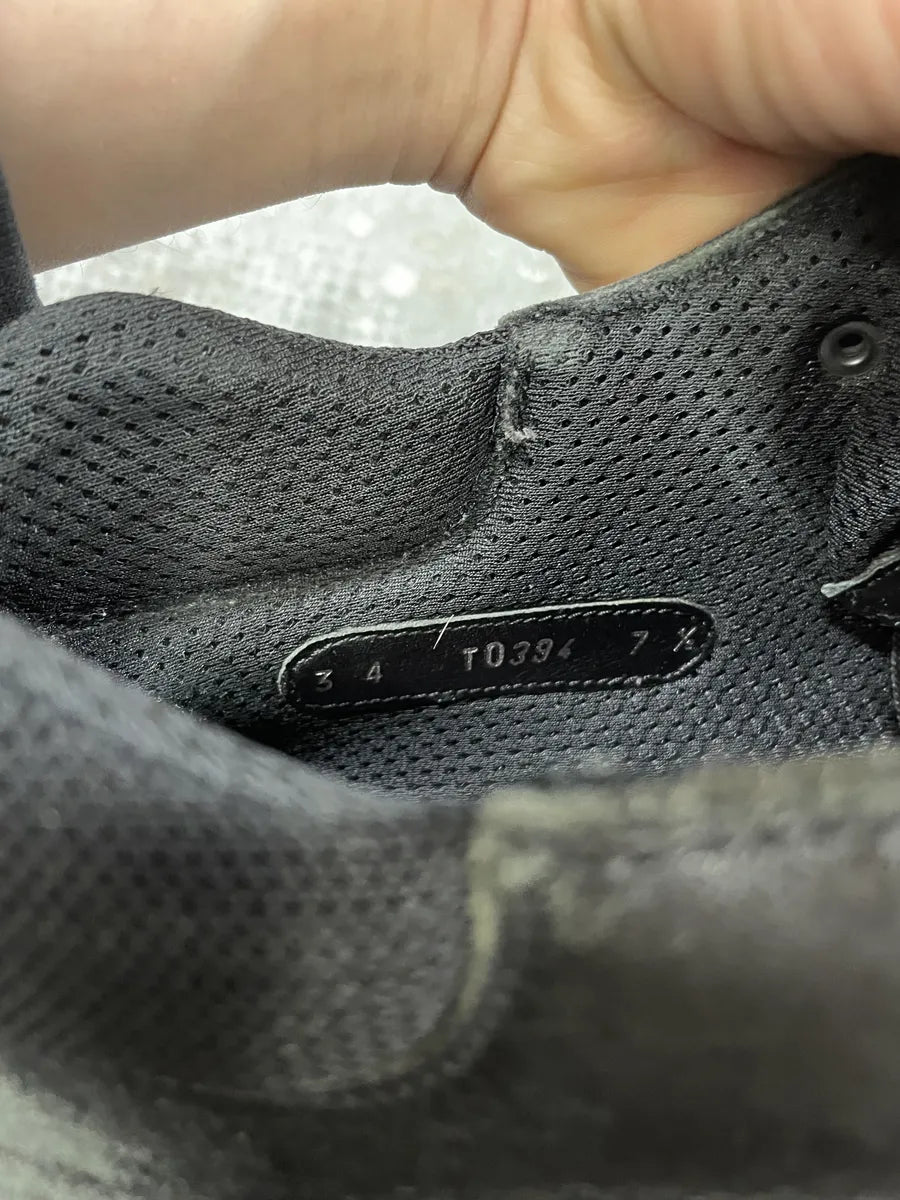 Prada Vibram Black Combat Laced Leather Low Boots (42.5eu/us9) 9