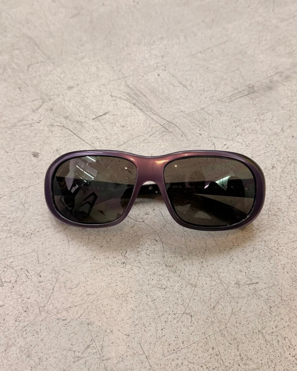 Prada Violet Acetate Two-Tone Sunglasses rCSrcnP 0