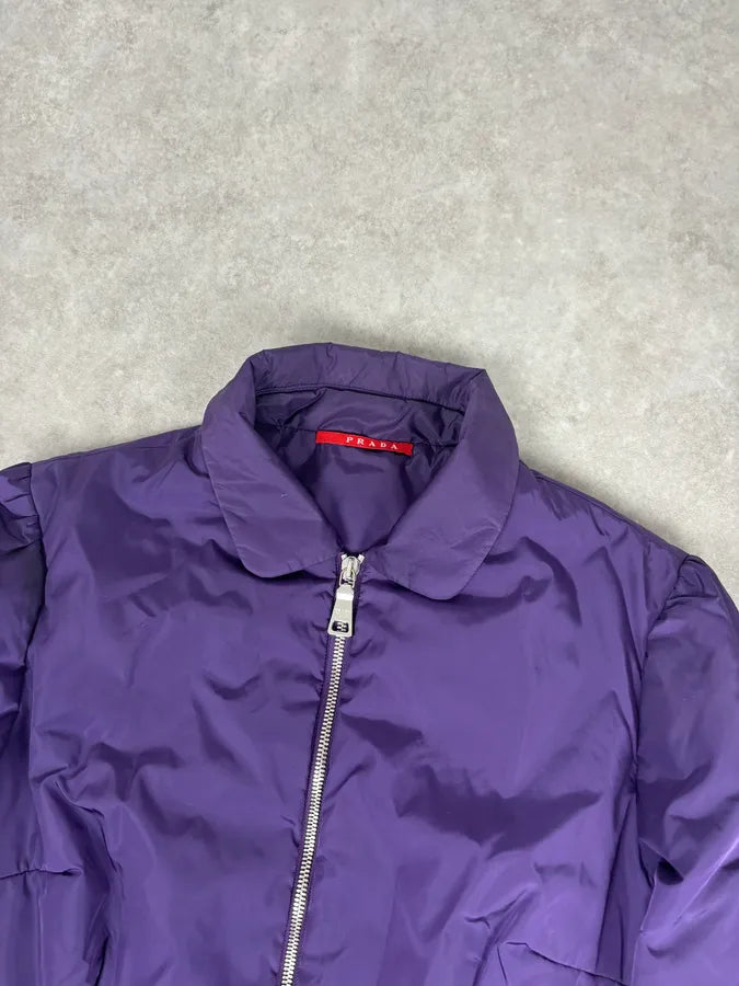 AW2008 Prada Purple Nylon Light Jacket IwhAtLa 3
