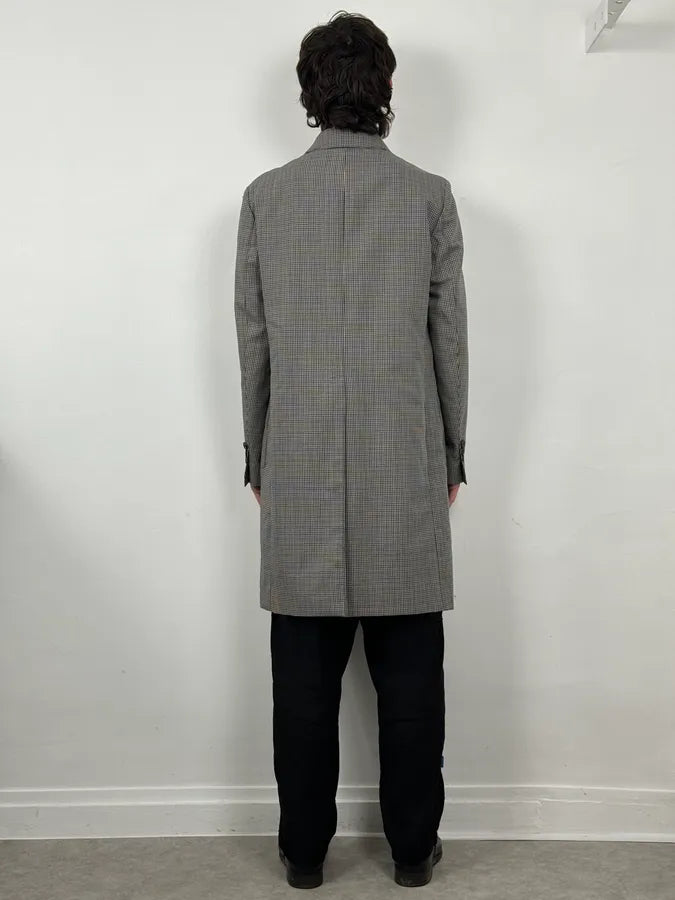 Prada White Checkered Classy Trench Coat RKSjVZV 2