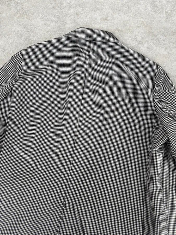 Prada White Checkered Classy Trench Coat RKSjVZV 5