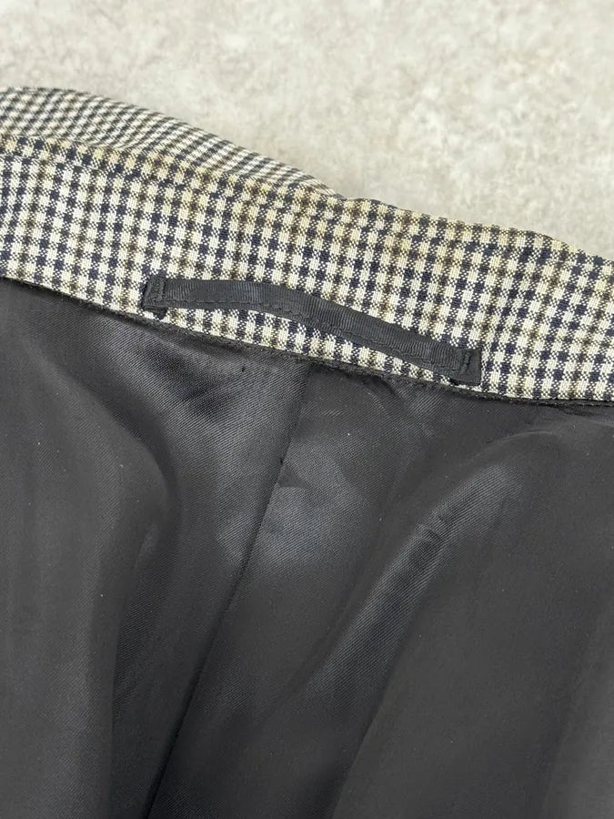 2010s Prada Checkered Classy Houndstooth Trench Coat RKSjVZV 10
