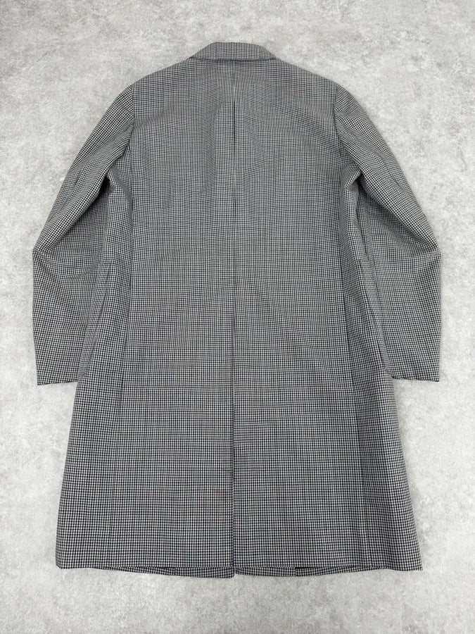 2010s Prada Checkered Classy Houndstooth Trench Coat RKSjVZV 3