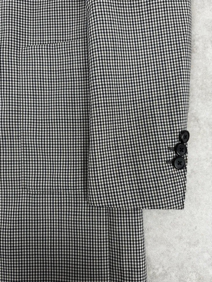 2010s Prada Checkered Classy Houndstooth Trench Coat RKSjVZV 7